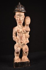Figurines Femelles Punu Anciennes Africaines Du Gabon Afrique Africa 459