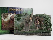 LE SEIGNEUR DES ANNEAUX Plaque murale Sideshow Weta 2004 Meeting of Old Friends