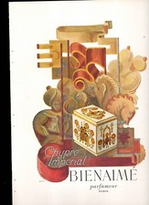 AD PUBLICITE PARFUM BIENAIME LINGERIE VALISERE