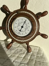 Gouvernail En Bois Horloge Vintage
