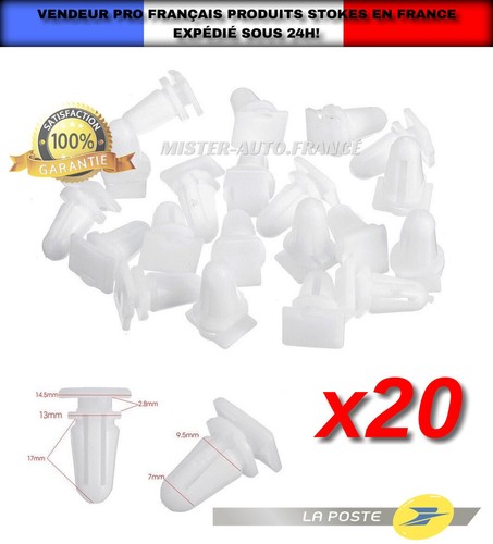 20x clips fixation - fixation, seuil