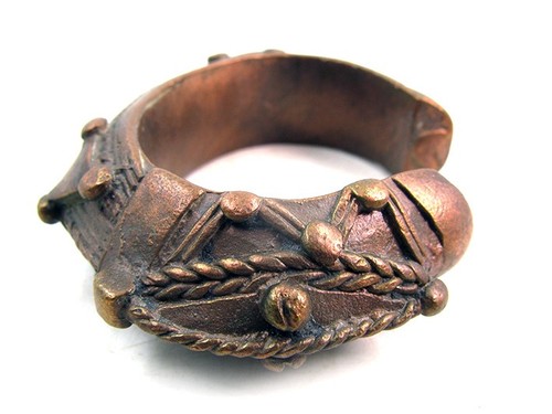 Bracelet bronze sénoufo - bracelet,