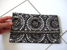 Pochette Sac noire Brodé avec