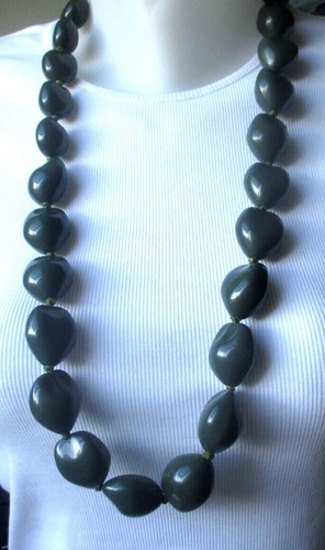 Grand collier sautoir grosses - collier,