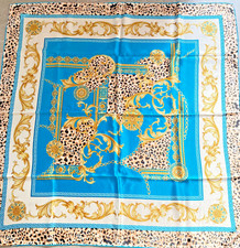 Foulard/Carré/Shawl★Grand foulard en soie 100%★64g★Silk SCARF schal seide 107