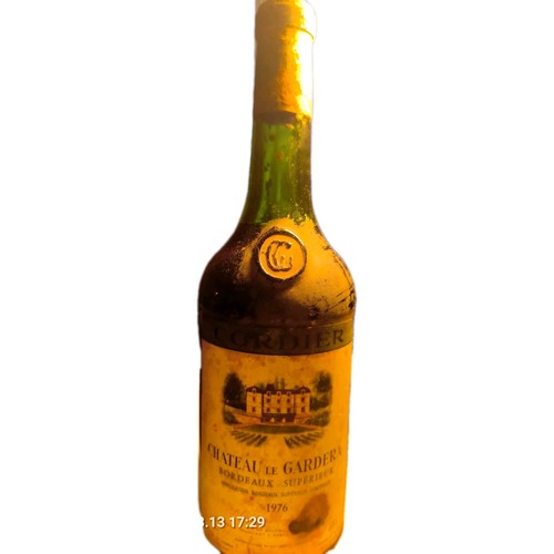Bouteille vin ancien 1976 - vin,