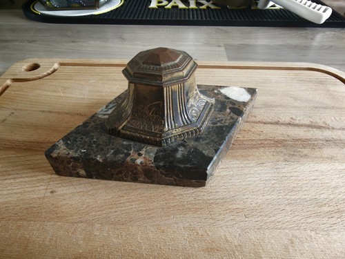 Ancien encrier art - déco, en