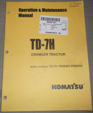 Komatsu TD-7H Crawler Tracteur