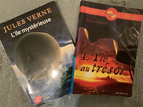 Lot livres aventure île - 2, aventure:l’Île