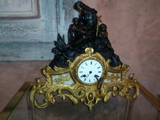 Pendule horloge régule bronze - pendule,