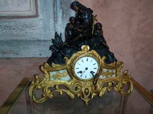 Pendule horloge régule - rÉgule, bronze