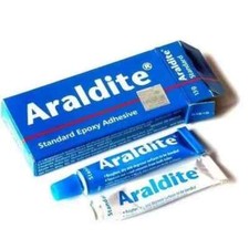 Colle adhésive époxy standard Araldite 13gm (résine 7gm + durcisseur 6gm)