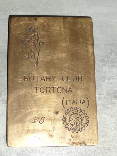Plaque medaille en - ,
