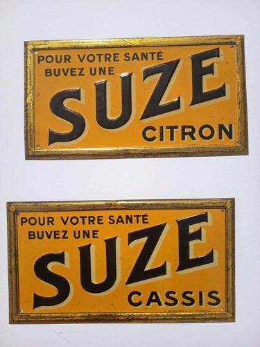 Ancienne plaque publicitaire - plaque,