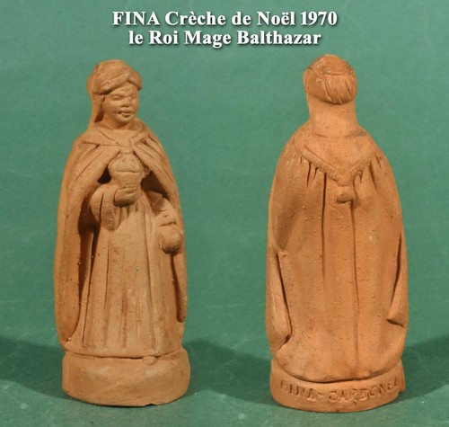 Fina crèche noël 1970 - fina,