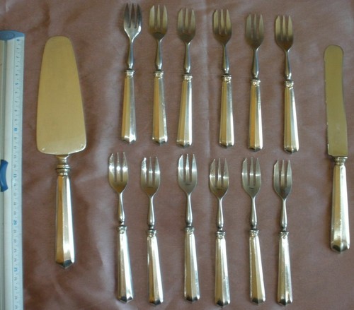 Service gâteau argent - service,