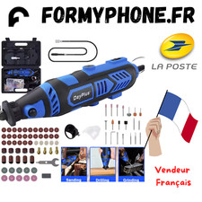 ? Outil Rotatif Multifonction 135W – 80 Accessoires, 6 Vitesses, type dremel