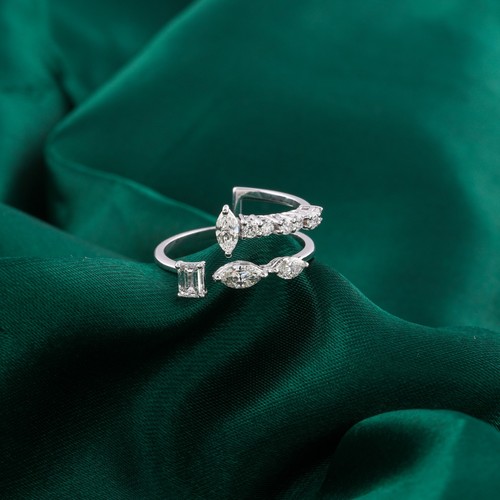 Bague jonc ouverte - jonc, 14k