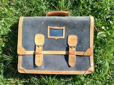 Rare Ancien cartable sac en