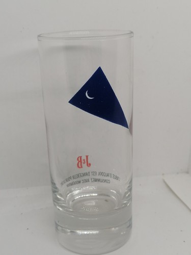 Ancien verre whisky b - verre, j&b
