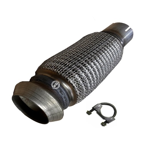 Exhaust flex pipe - flex, fits