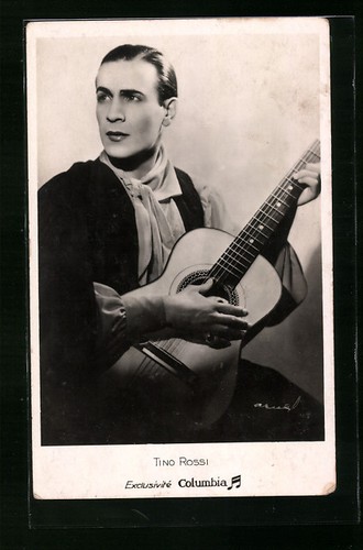 Carte postale musicien tino - carte,