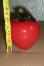 jolie pomme fruit en verre soufflé artisanal de MURANO vintage  n°3