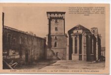 CPA - LA CHAISE-DIEU - La Tour Clémentine - l'Abside de l'Eglise abbatiale