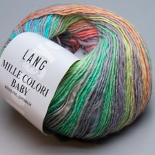 Lang Yarns Mille Colori Bébé 151 - Ll 190m/50g - Grosseur D'Aiguille 3