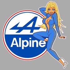 Alpine left Pin up gauche