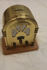 tirelire juke box ancienne vintage métal et bois collection