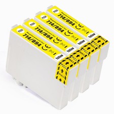 4 Jaune Cartouches d'encre