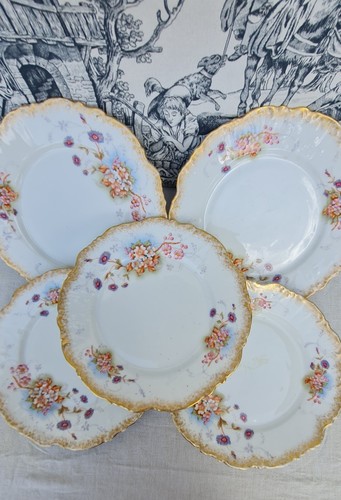 Anciennes assiettes plates - assiettes,