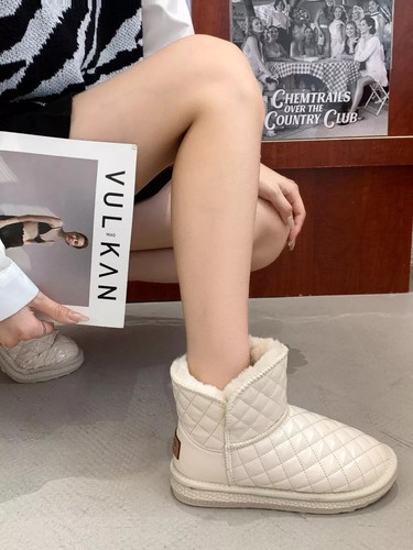 Bottes chevilles femme beige - bottes,
