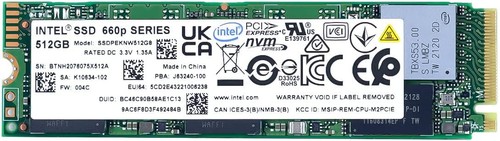 Intel 660p ssdpeknw512g8 - |, ssd