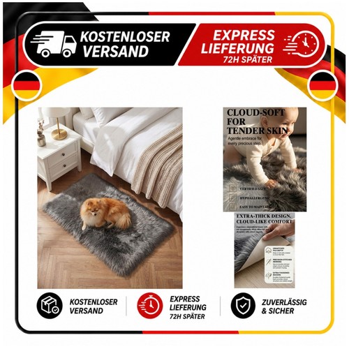 Tapis poils longs ultra - , doux
