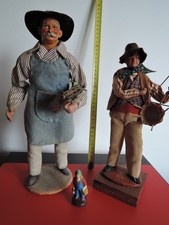 ****** LOT DE 2 SANTONS CARBONEL ET 1 SANTON JOUGLAS ****