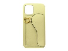NEUF COQUE TELEPHONE ETUI POUR IPHONE X CHRISTIAN DIOR SADDLE CUIR GRAINE 500€
