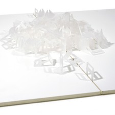 XPOtool Système Nivellement Carreaux Croisillon 1,0mm 100x Aide Pose Carrelage