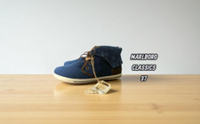 Marlboro Classics Pointure 37 NEUF  Chaussures toile bleue bottines femme