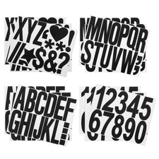  12 Sheets Sticker Boite Aux Lettres Autocollant Numéro Autocollants De Voiture