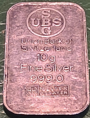 Lingot argent swiss bank - lingot, en
