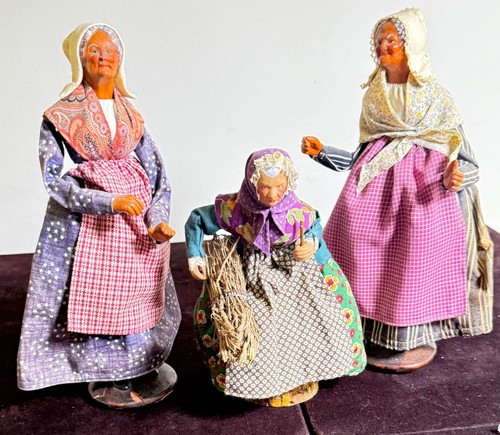 Vintage french santons de - 3,