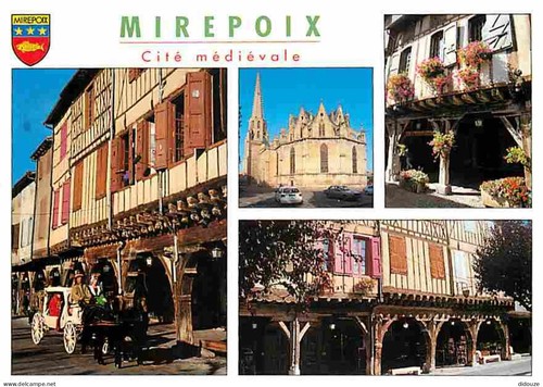 Carte postale mirepoix - carte,