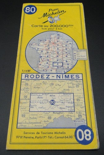Ancienne carte routière - ancienne,