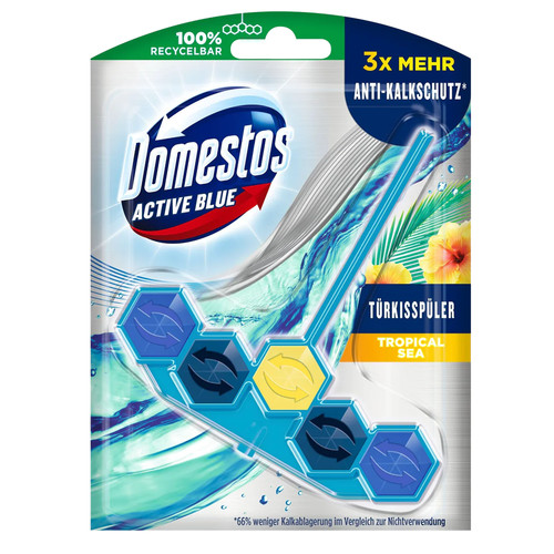 Domestos pierre active bleu - pierre,