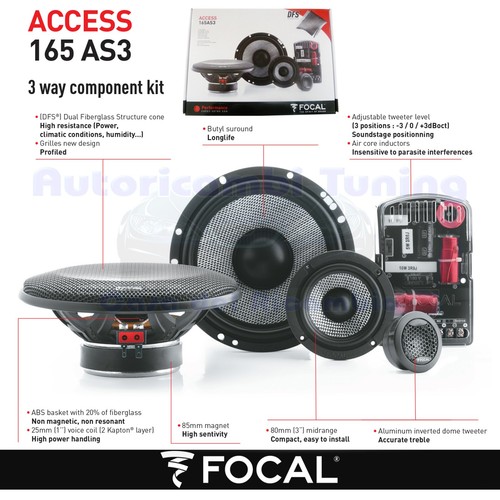 Focal access 165 as3 enceinte - focal,