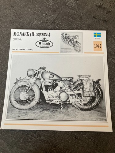 Carte fiche moto - fiche, collection