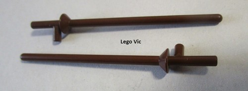 Lego 3849 weapon brown - x2,
