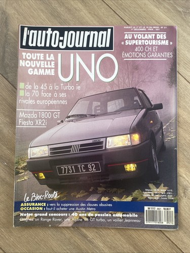 Auto journal déc 1989 - n°21,